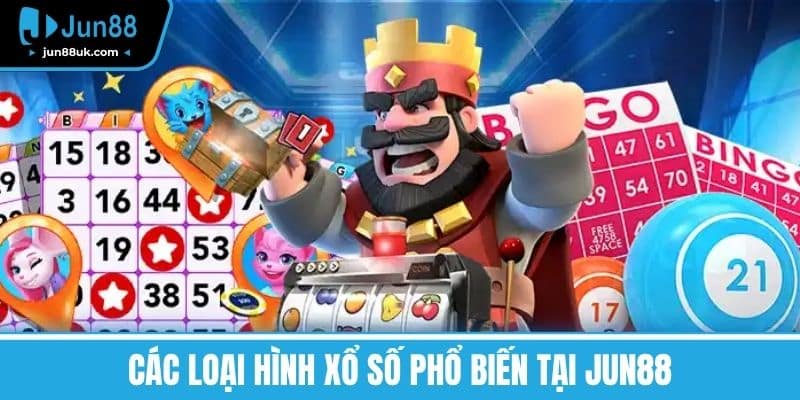 Xổ Số Jun88 - Cơ Hội Trúng Lớn Và Những Điều Cần Biết 2 Các loại hình xổ số phổ biến tại Jun88